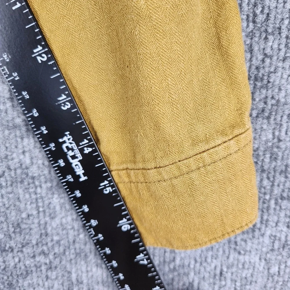Old Navy Jacket Womens Mustard Brown Utility Field XS Full Zip Drawstring Waist - Picture 10 of 11